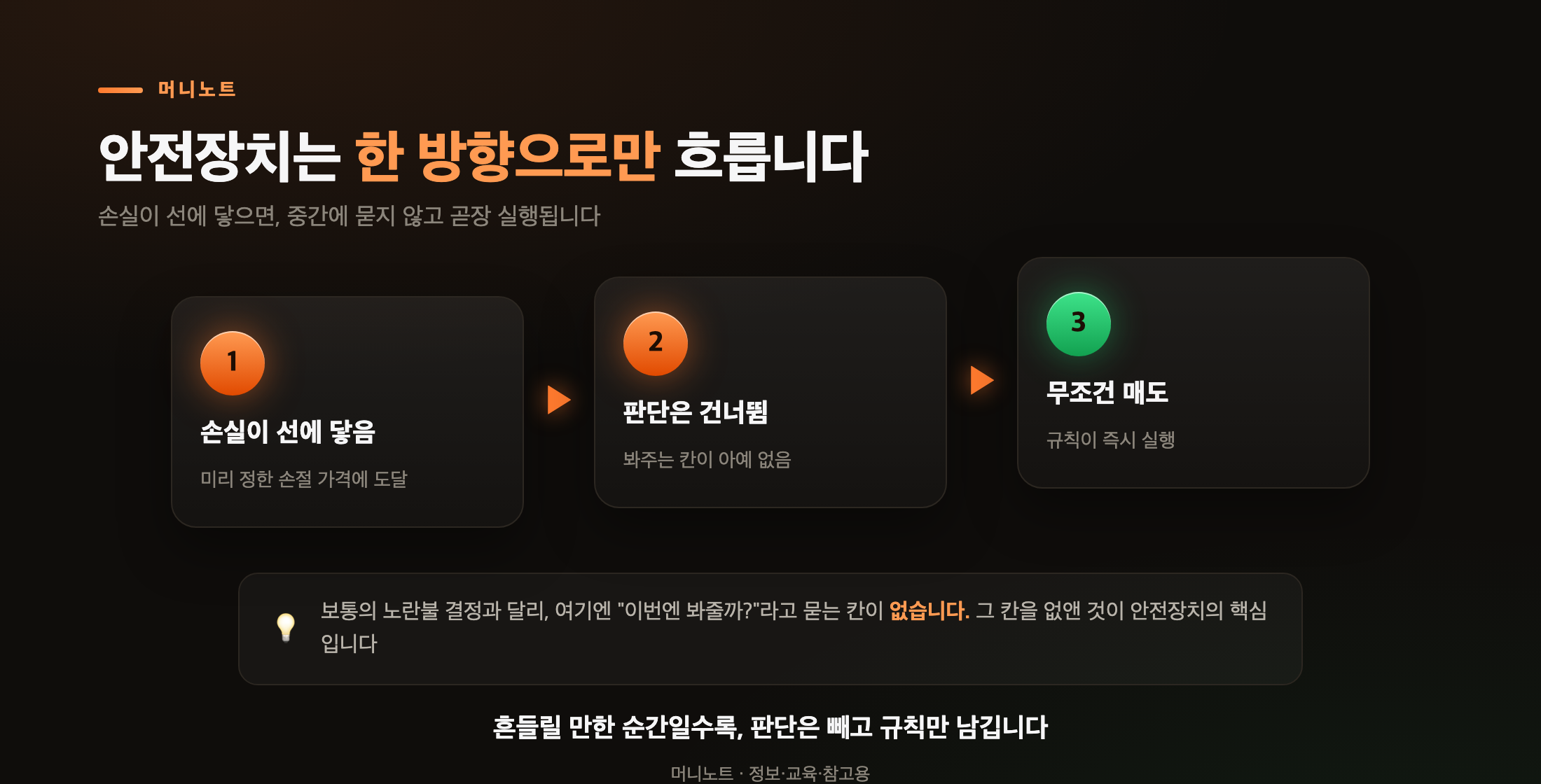 안전장치엔 AI가 못 들어옵니다