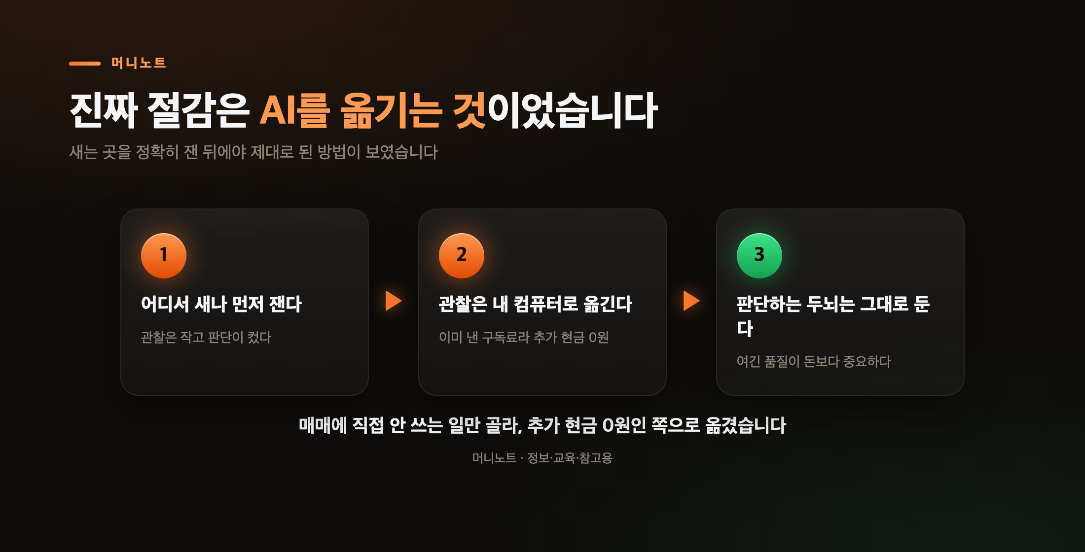 절감은 옮기는 것이었습니다