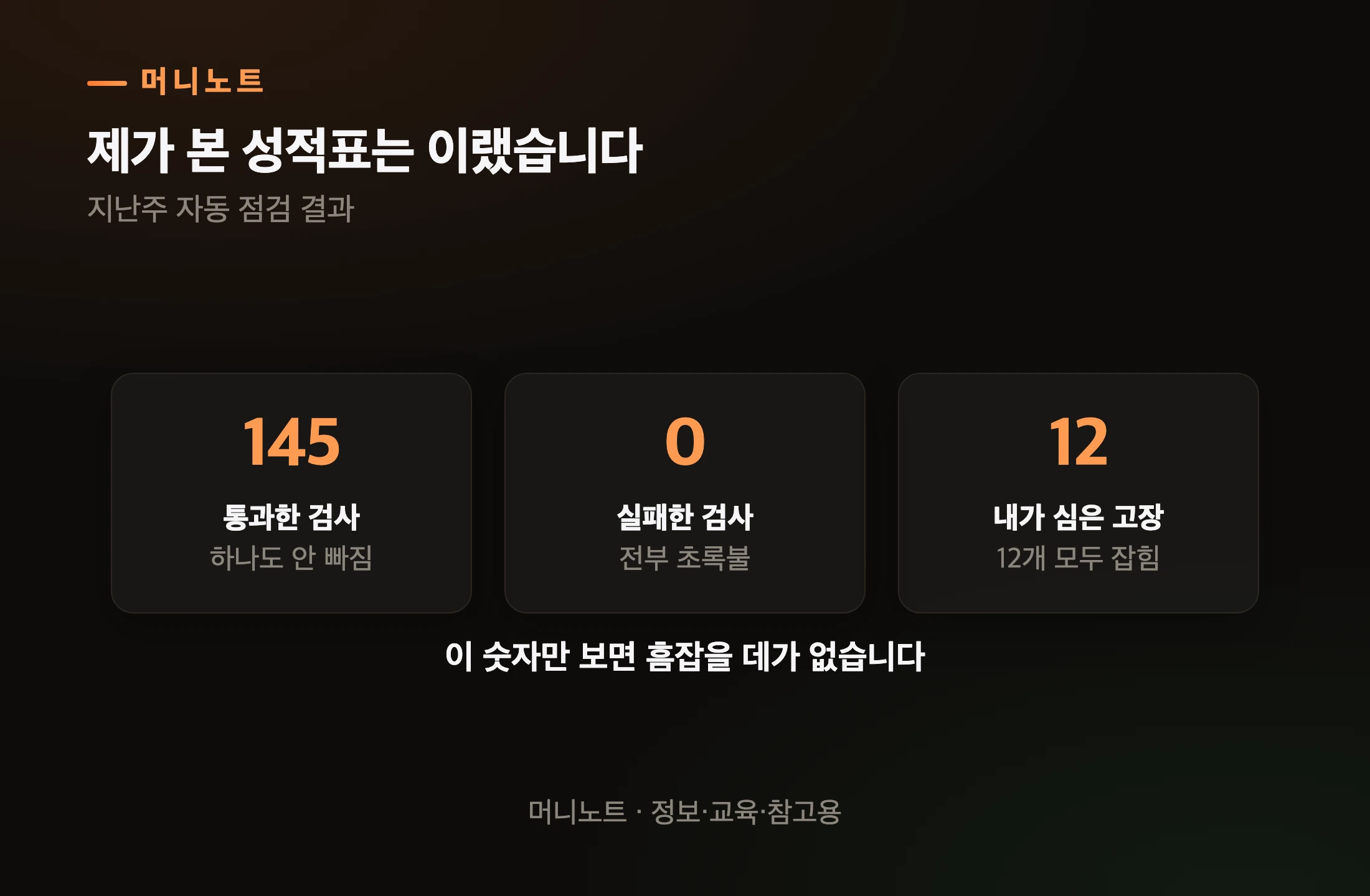 검사 성적표