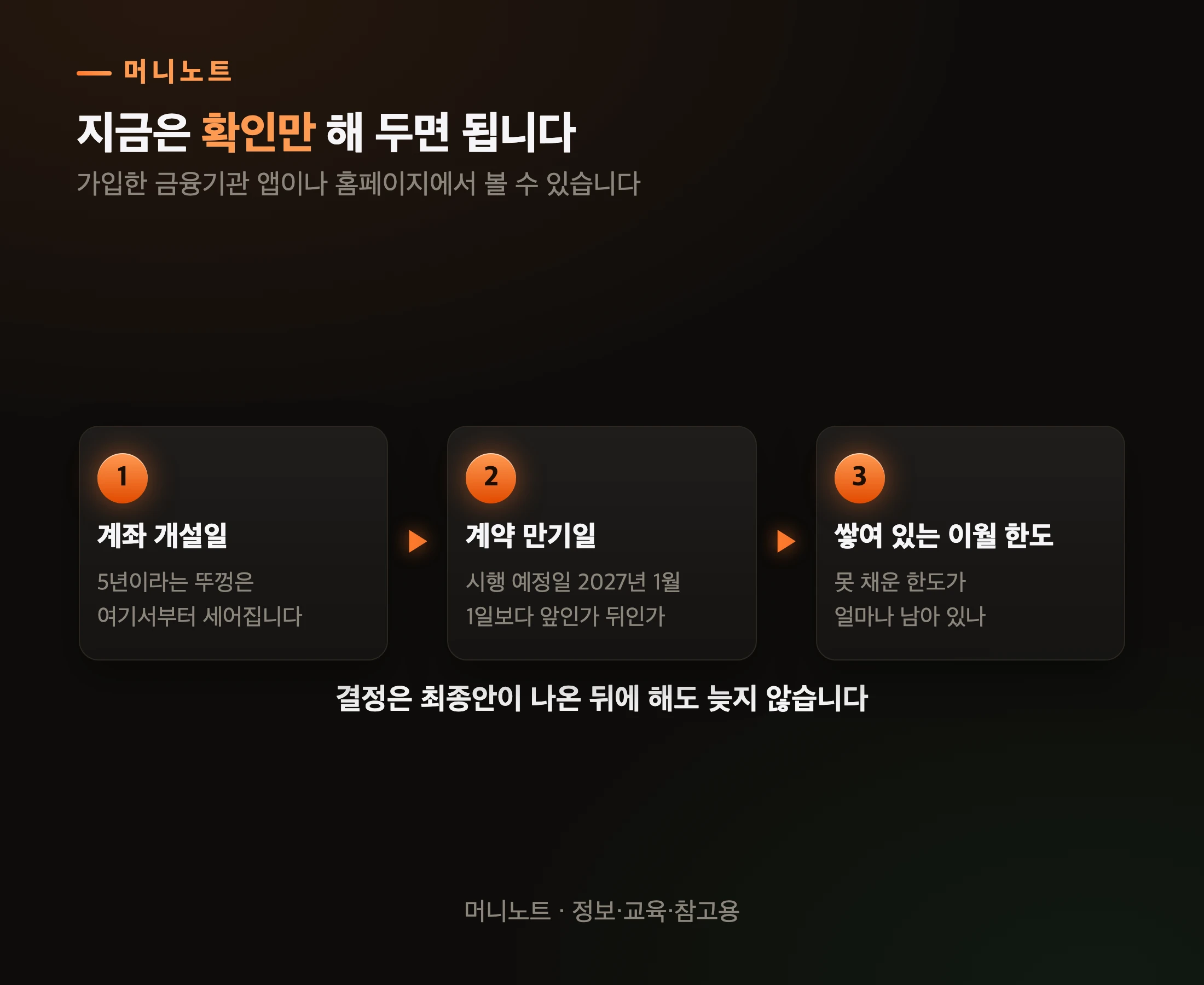 내 계좌를 확인하는 순서