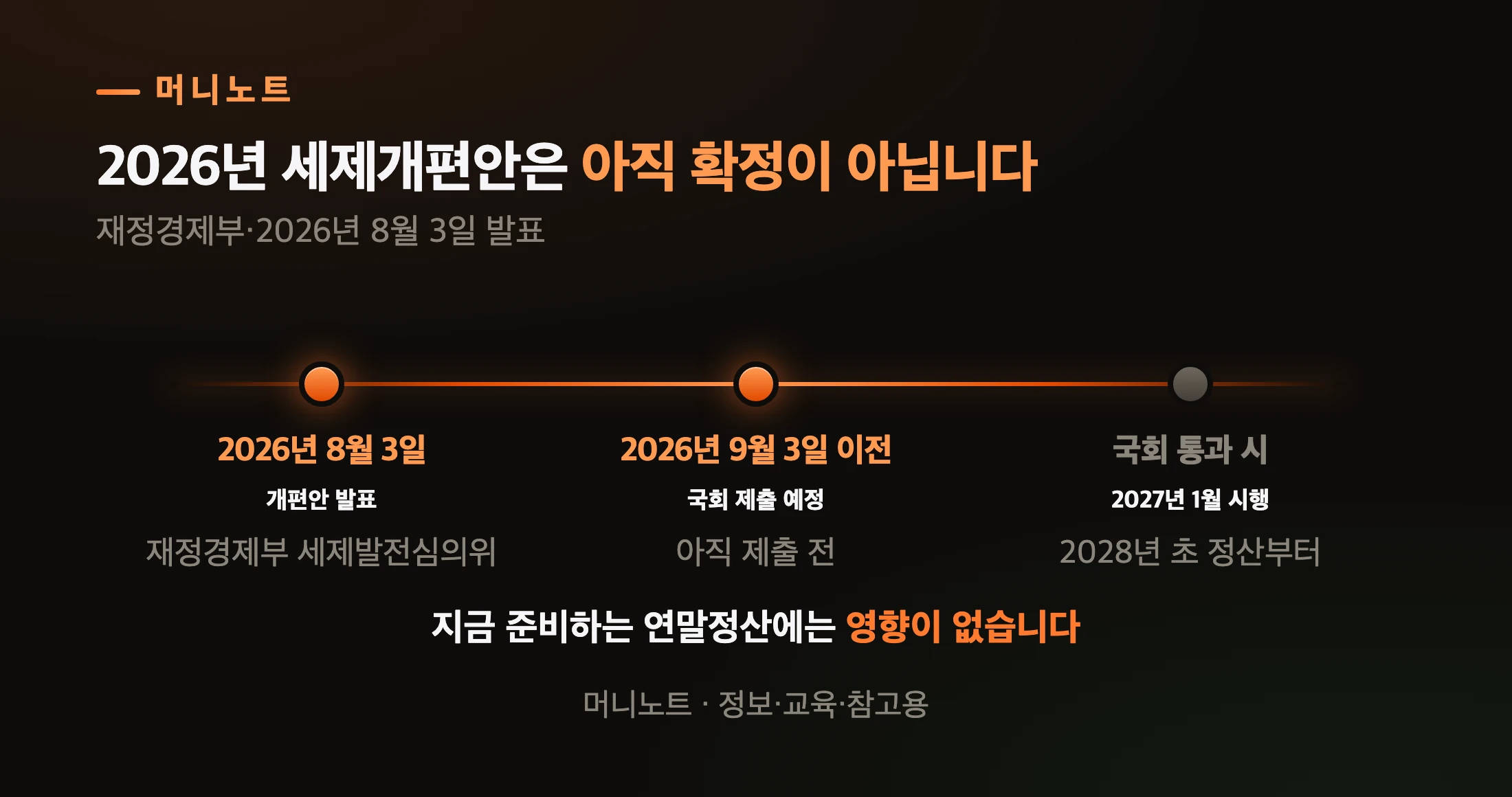 세제개편안 일정