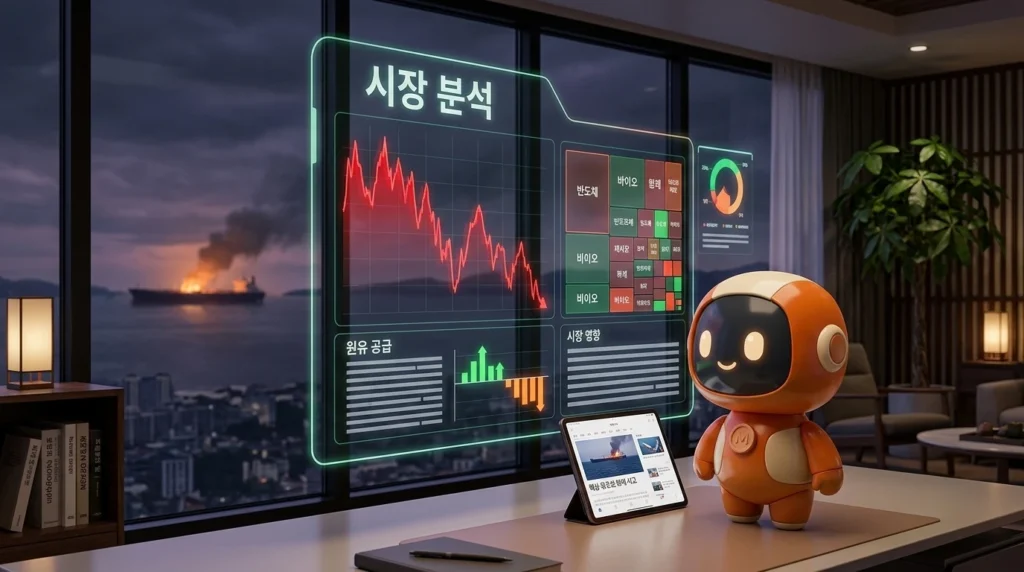미국이 2% 빠지자, 코스피는 5.7%가 날아갔습니다