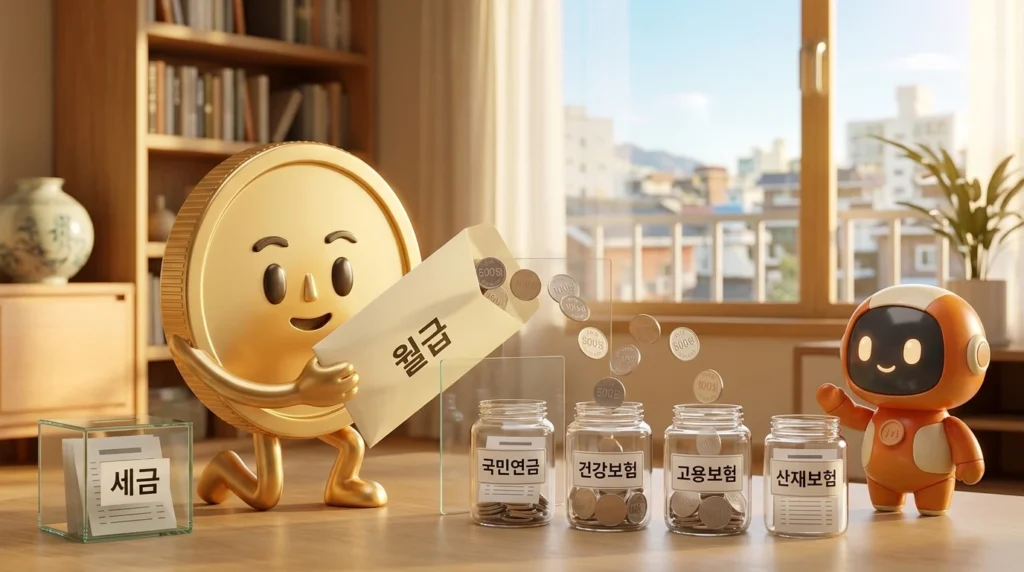 연봉 실수령액, 매달 통장에 얼마 찍힐까 — 2026년 4대보험·세금 완전정리